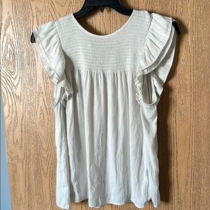 Off white dress top